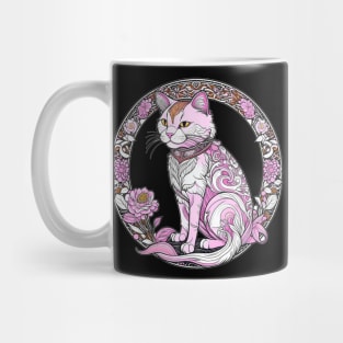 Art Nouveau Kitty Mug